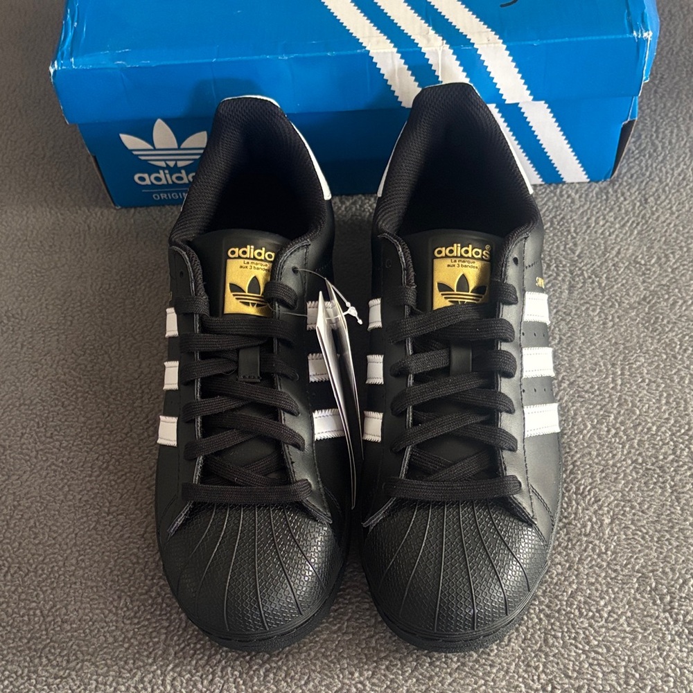 adidas Black and White Men's Shoes